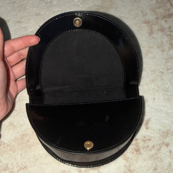 Cult Gaia Black Clutch with Gold Handle - Picture 3 of 3